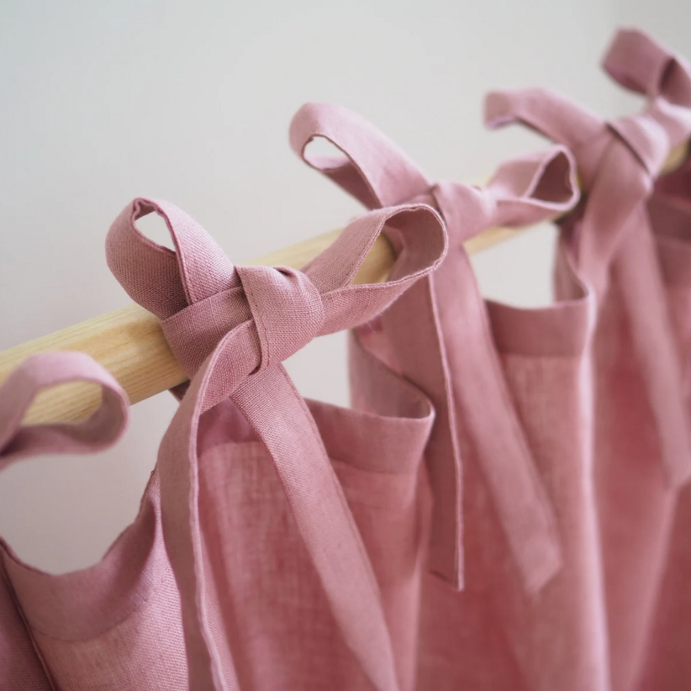 NEBELGOLD Kurzer Vorhang Pink